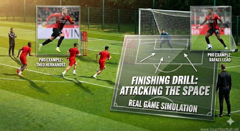 Finishing Drill: Attacking the Space (Real Game Simulation)