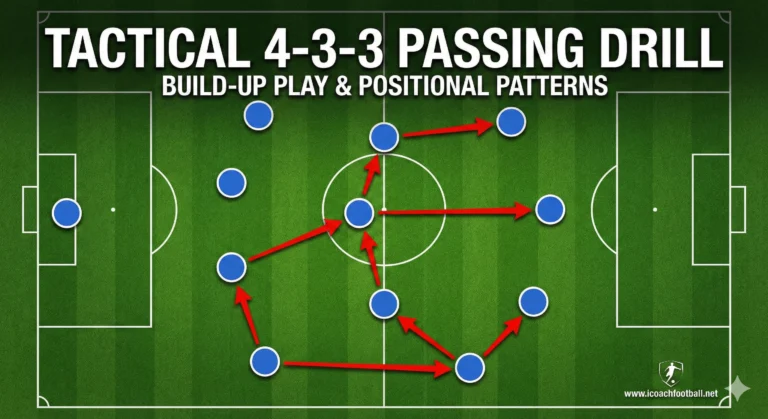 Tactical 4-3-3 Passing Drill