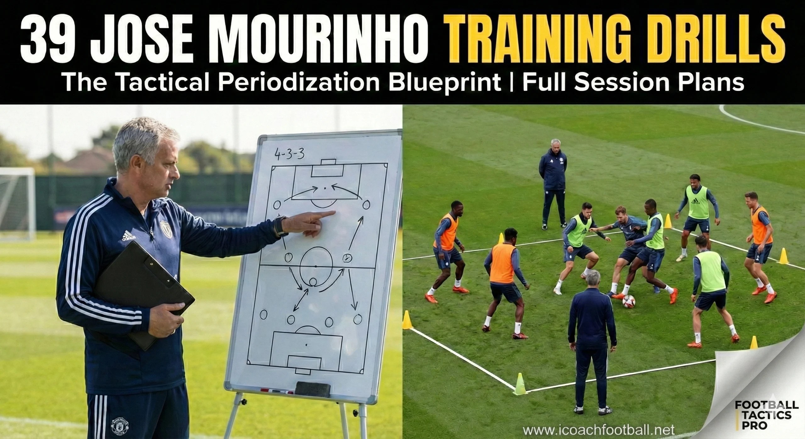 39 Jose Mourinho Training Drills (Tactical Periodization)