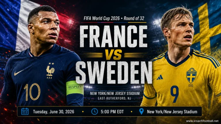 France vs Sweden Livestream guide for FIFA World Cup 2026 Round of 32 at New York/New Jersey Stadium