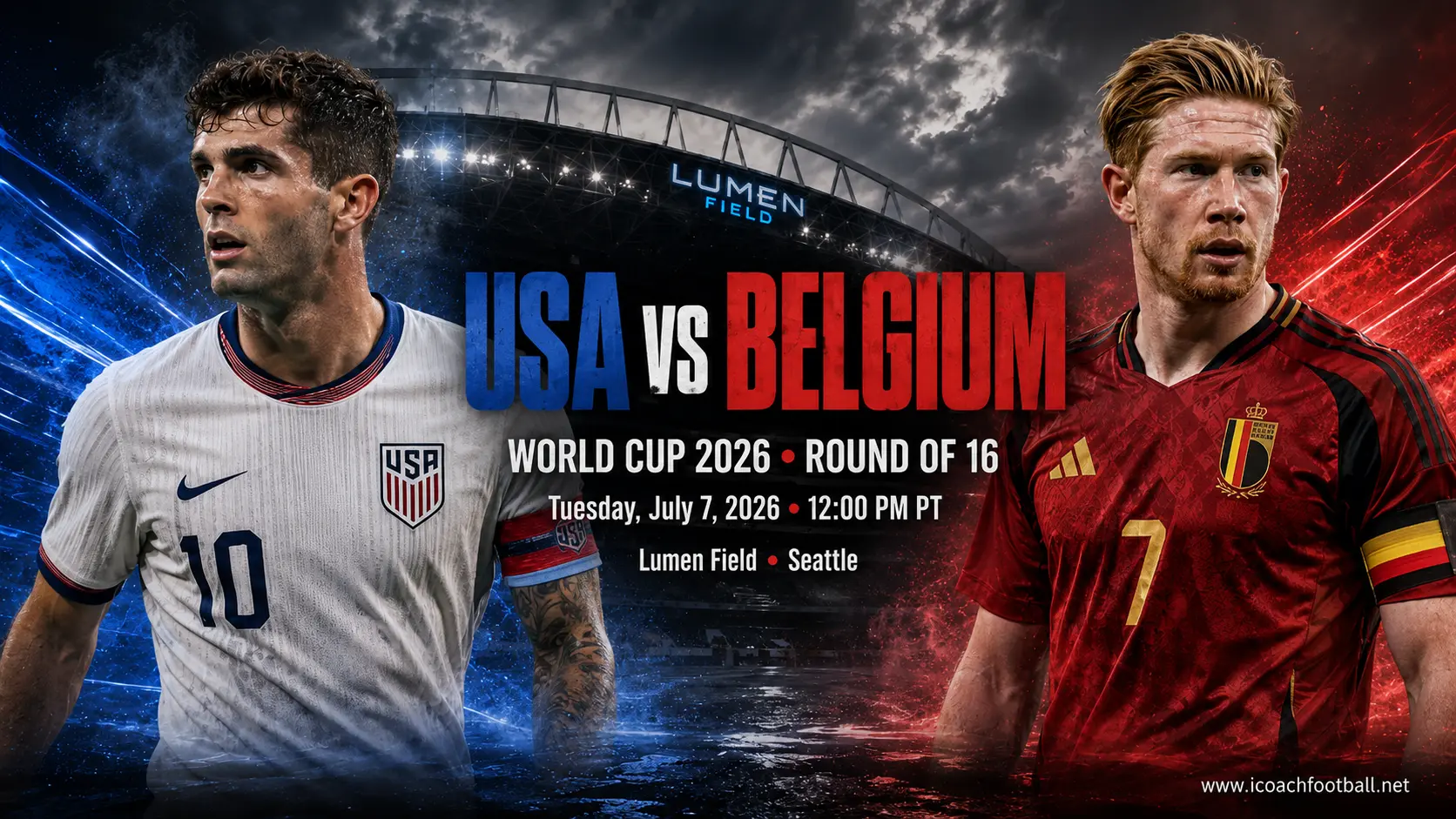 Watch USA vs Belgium Online World Cup Preview