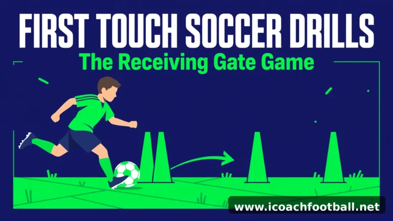 First Touch Soccer Drills: The "Receiving Gate" Game (U10βU14) 1 First touch soccer drills β the Receiving Gate game